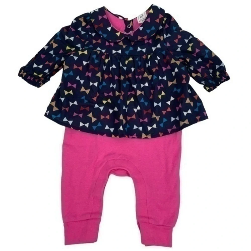 Gap Baby One Piece | Baby 0-3 Months | Blue Pink
